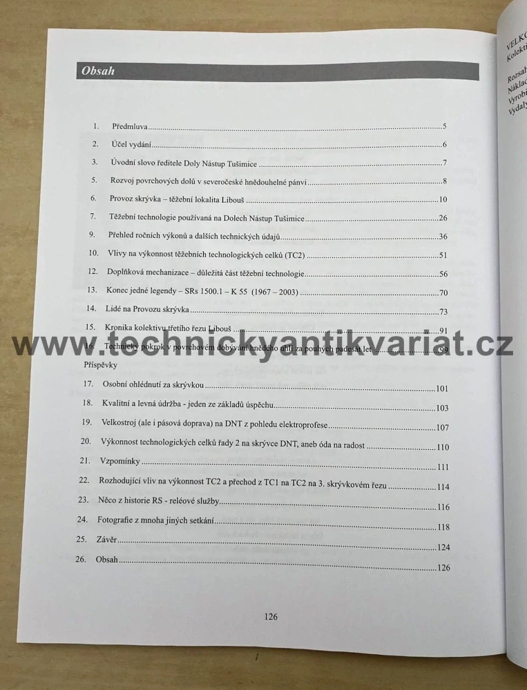 Velkostrojová technika na Dolech Nástup Tušimice (2005)