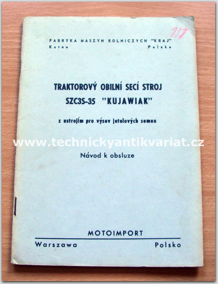 secí stroj SZC3S - 35 - Kujawiak 