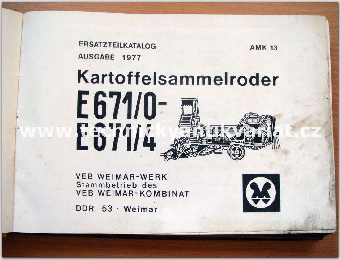 Kartoffelsammelroder E671/0, E671/4 