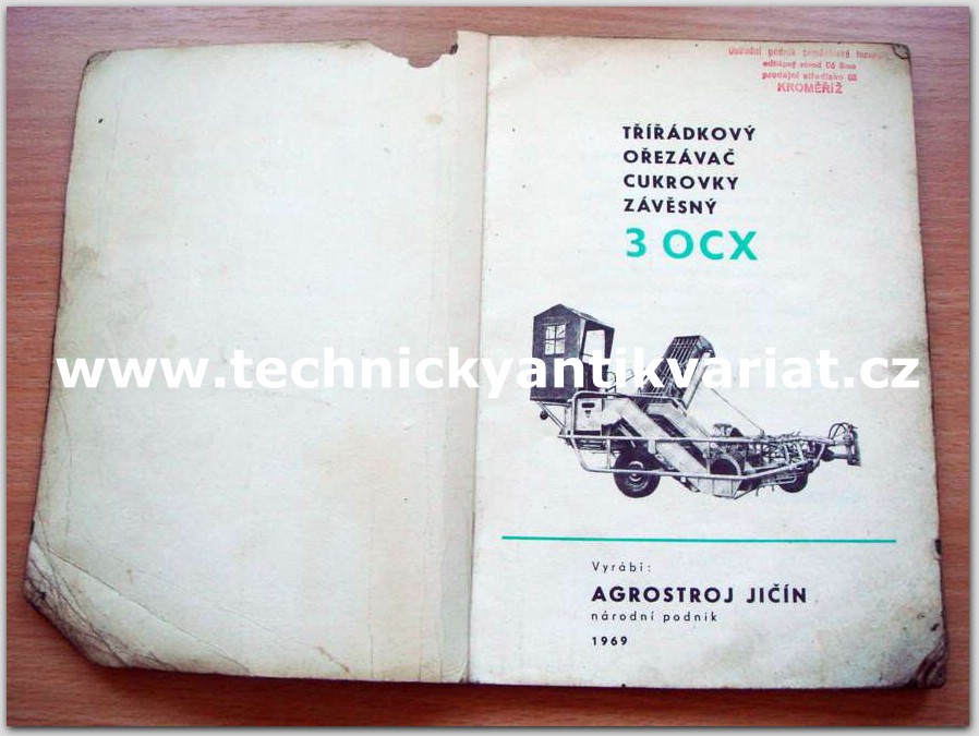 třířádkový ořezávač cukrovky závěsný - 3 OCX