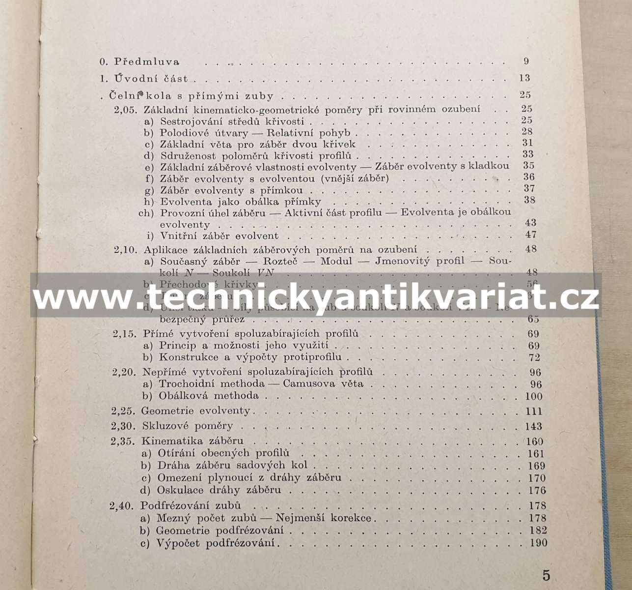 Theorie a výpočty ozubených kol I. - Miroslav Šejvl (1957)