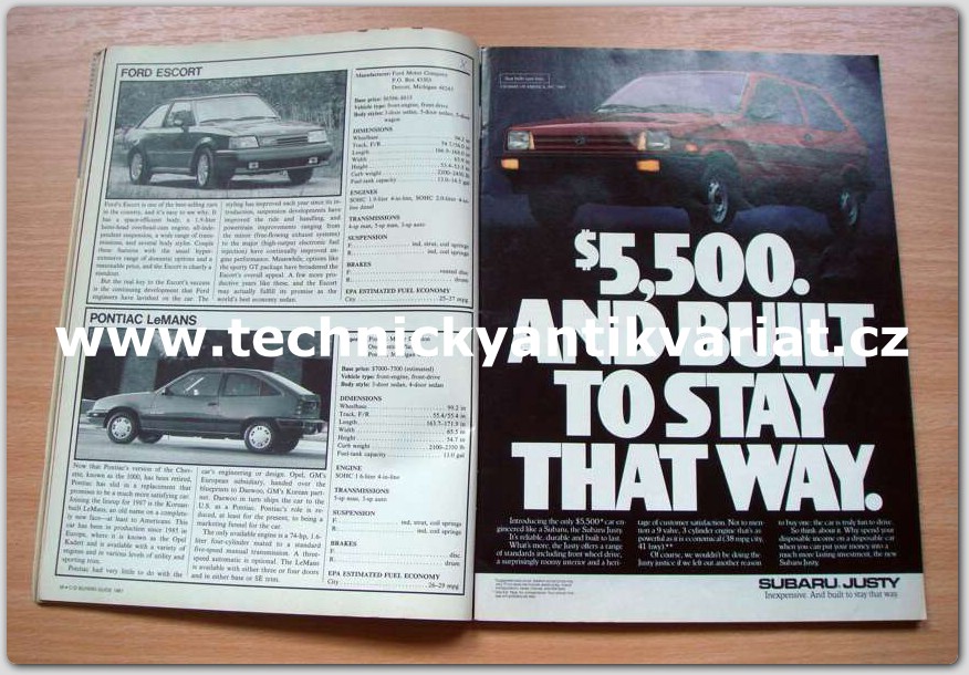 Cars and Drive Buyers Guide 1987