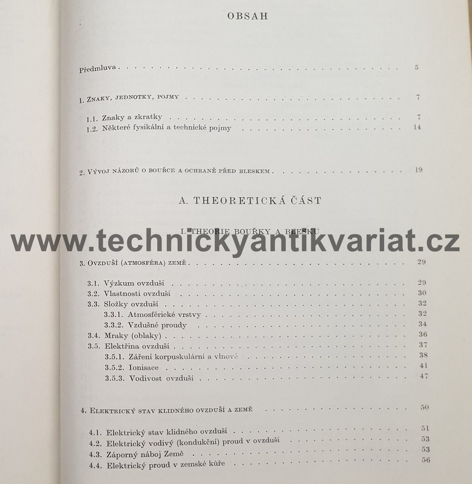 Bouřky a ochrana před bleskem - L.V. Řihánek, J.Postránecký (1957)
