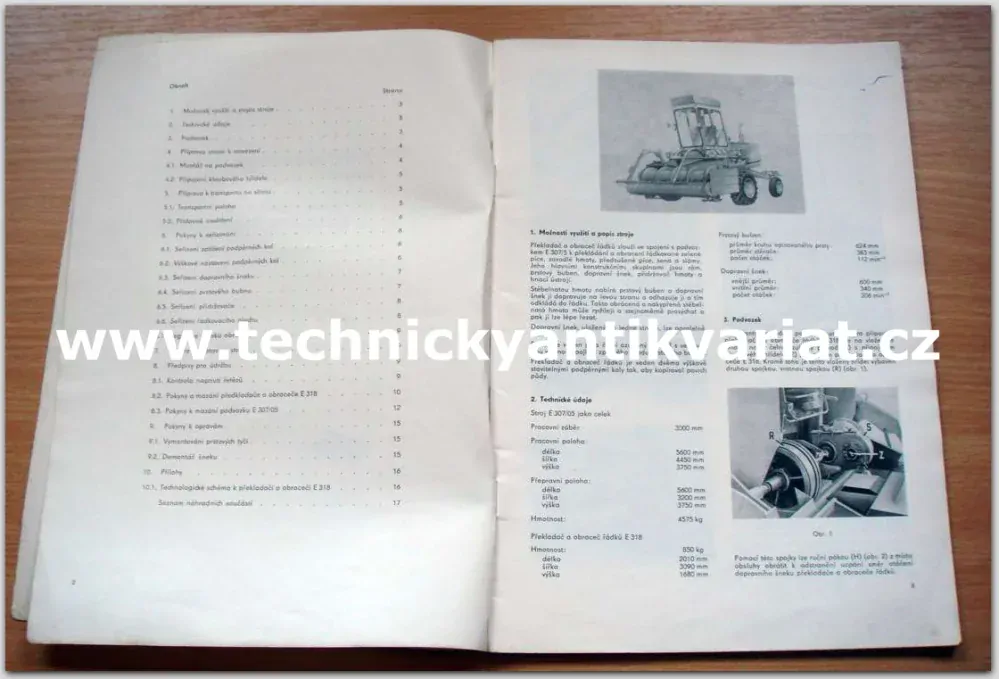 Fortschritt - žací řádkovač E 301