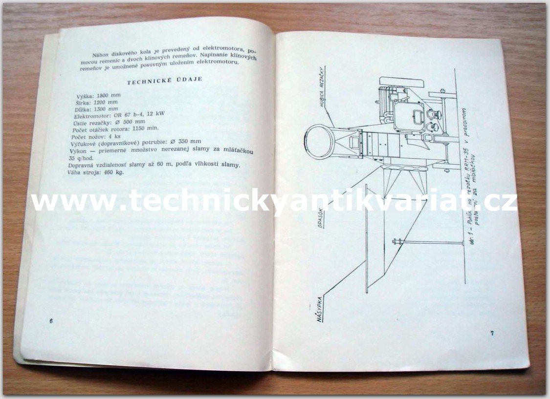 Rezačka rotačná motorová RRM - 35