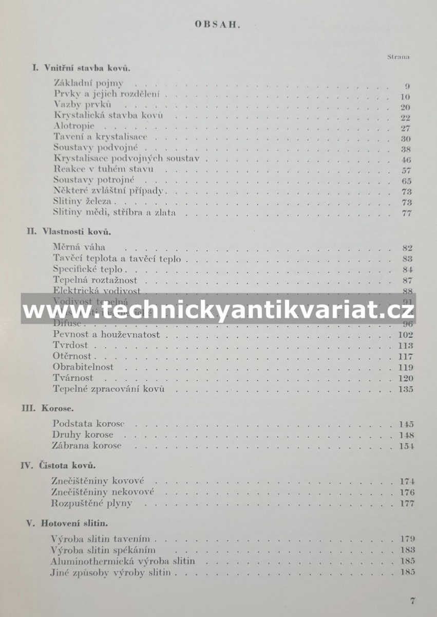 Metalografie neželezných kovů - Vojtěch Jareš (1950)