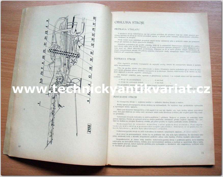 Mlátička MAR - 90, MAR 90-1 