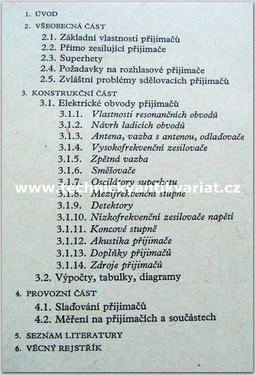 Rozhlasové a sdělovací přijímače