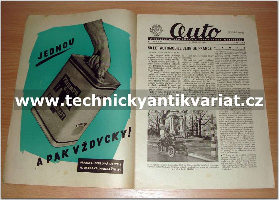 Auto č. A3 1946