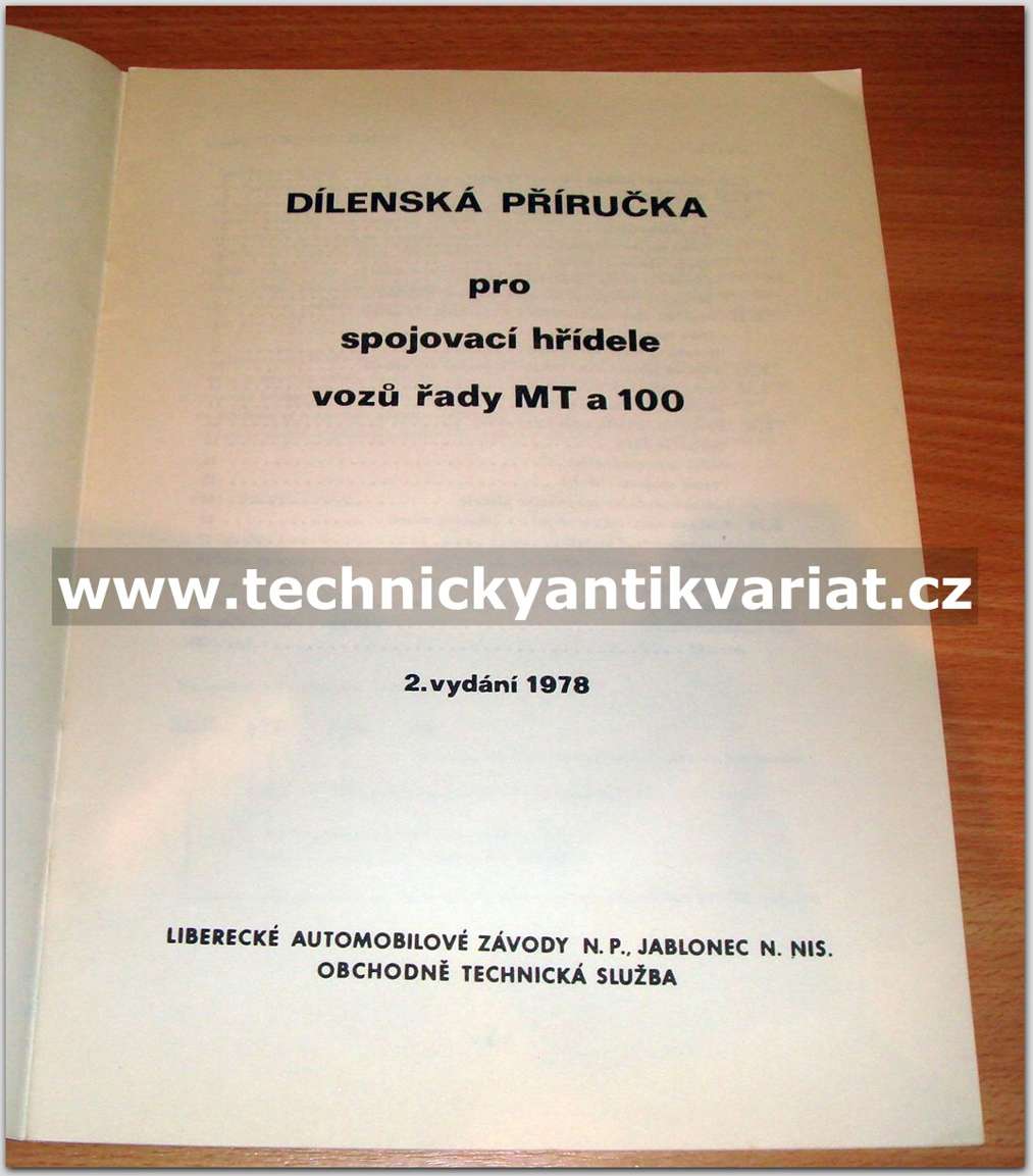 Liaz MT 100 - spojovací hřídel