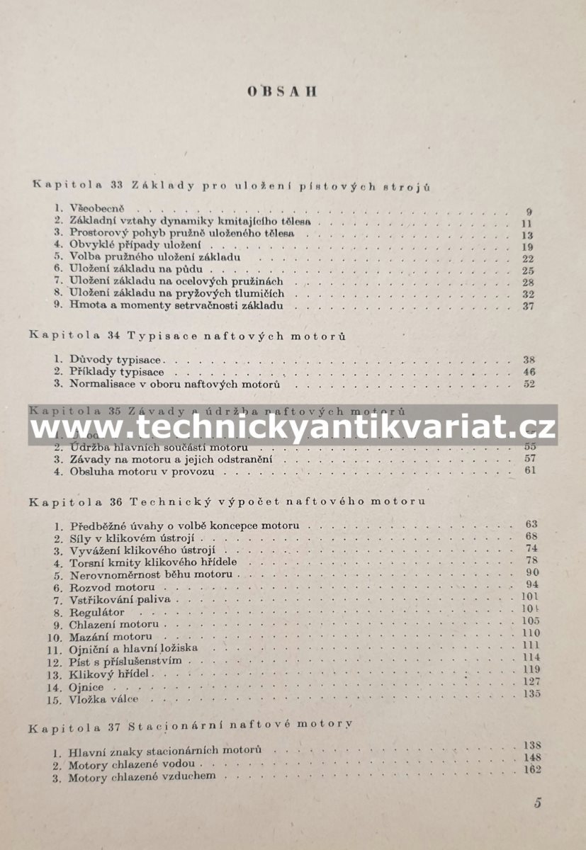 Naftové motory čtyřdobé III. díl (1955)