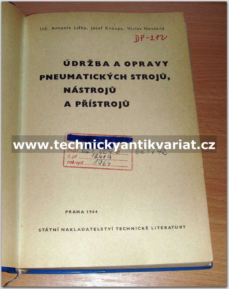 Údržba a opravy pneumatických strojů, nástrojů a přístrojů