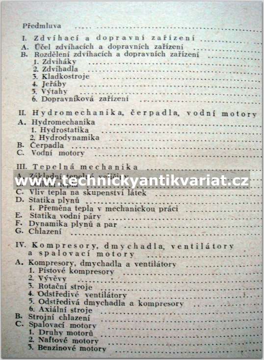Strojnictví V - stroje