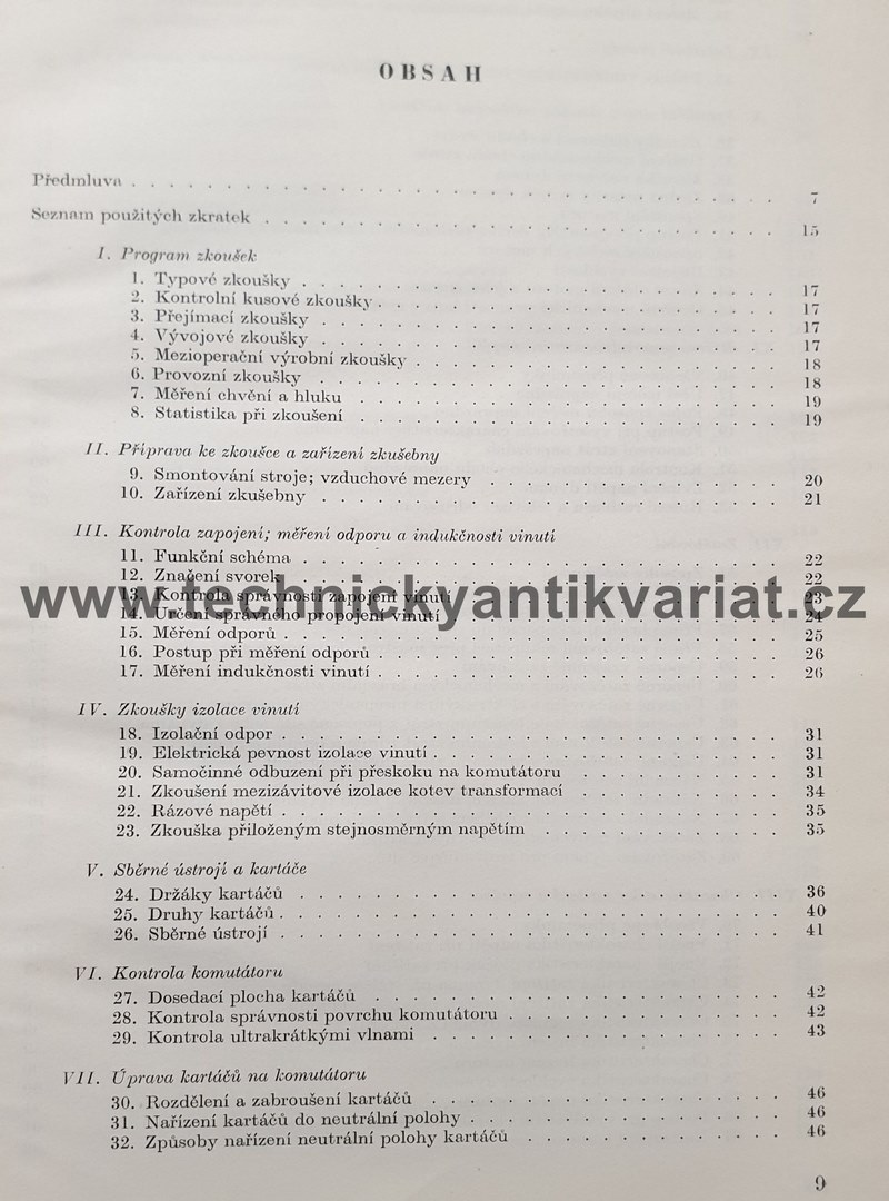 Měření na elektrických strojích 3 - Měření na stejnosměrných strojích - Bašta, Kulda, Dvořák (1961)