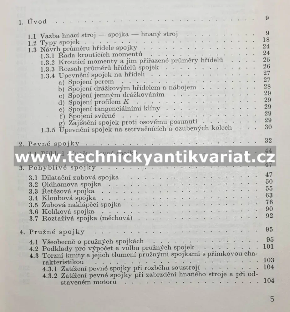 Hřídelové spojky - Alfréd Bolek, Václav Krejčí (1967)