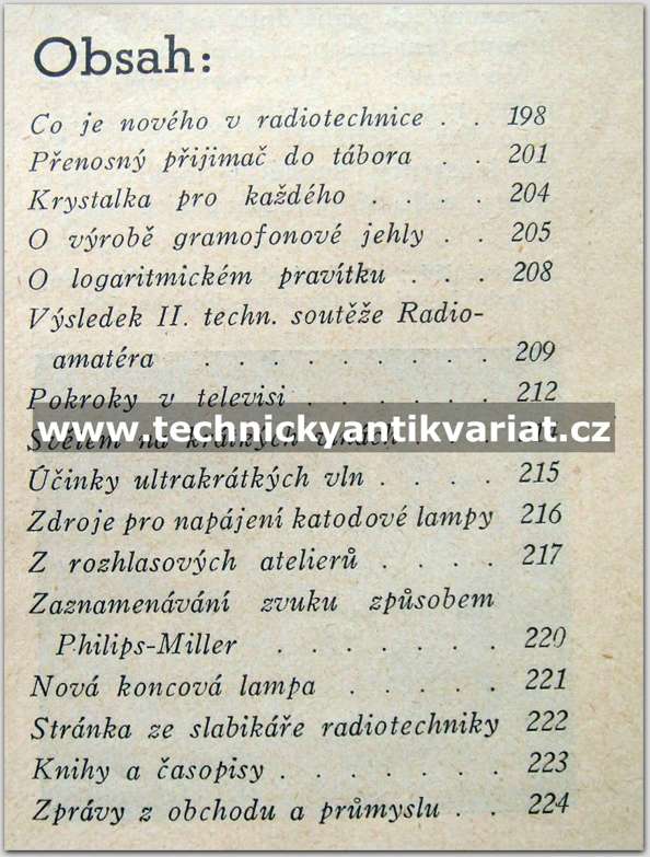 Radio amatér 8/1936