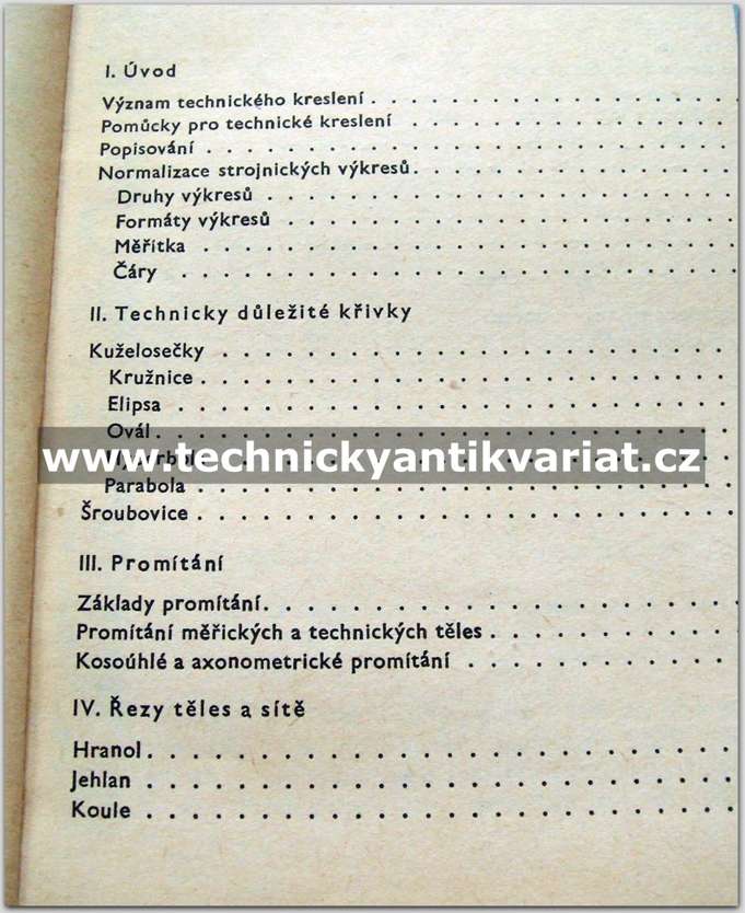 Kurs 90 Technické kreslení, strojnictví I.