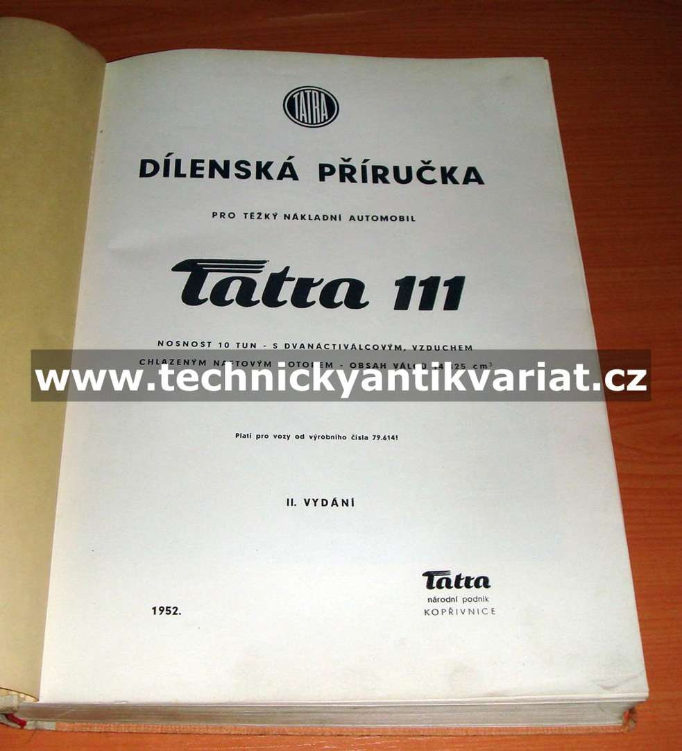Tatra 111 - dílenská příručka