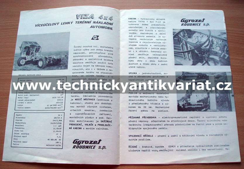 Viza 4x4 nákladní automobil