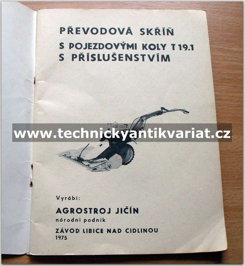 T 191 převodová skřín