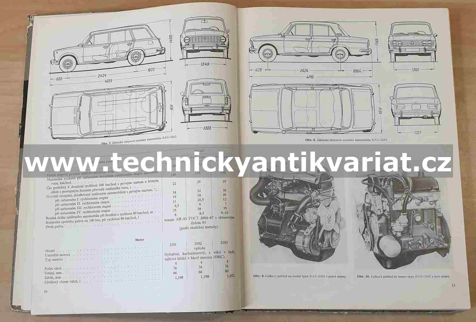 VAZ 2101,2102, 2103 - dílenská příručka