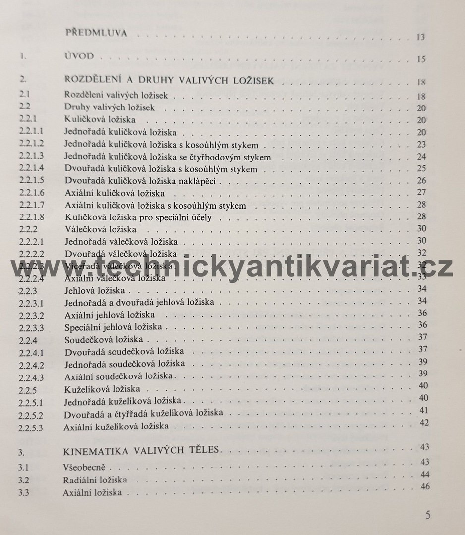 Technika uložení s valivými ložisky - Jan Frohlich (1980)