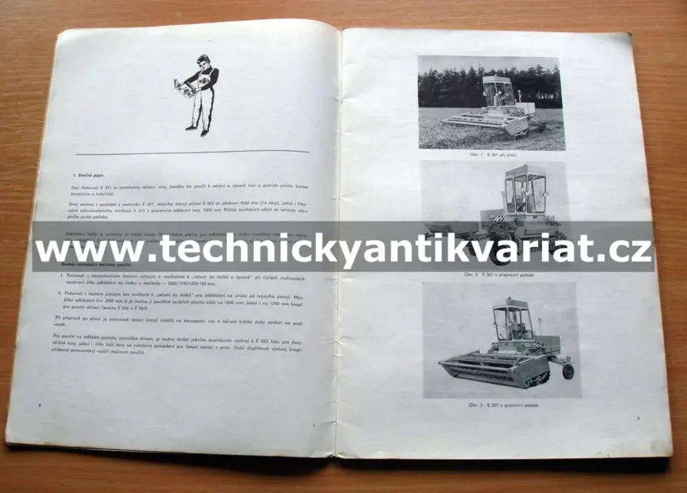 Fortschritt - žací řádkovač E 301