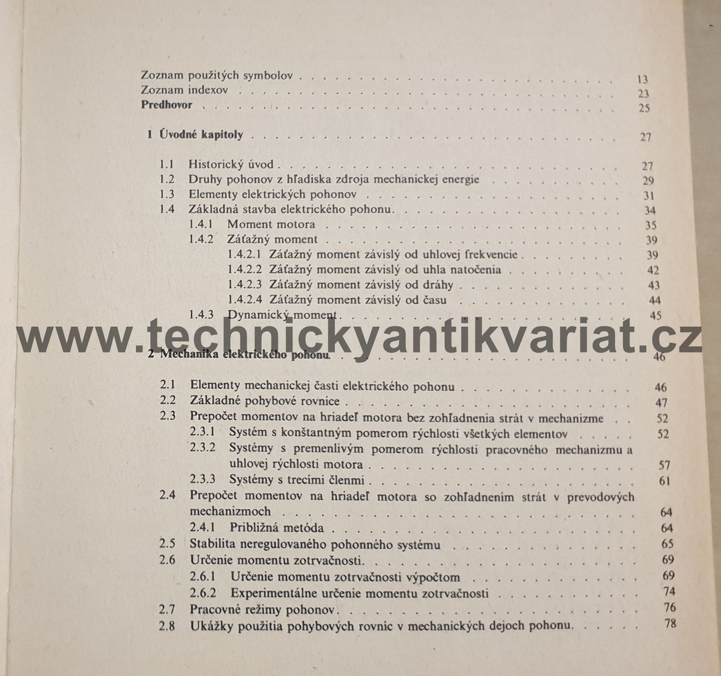 Elektrické pohony - Poliak, Fedák, Zboray (1987)