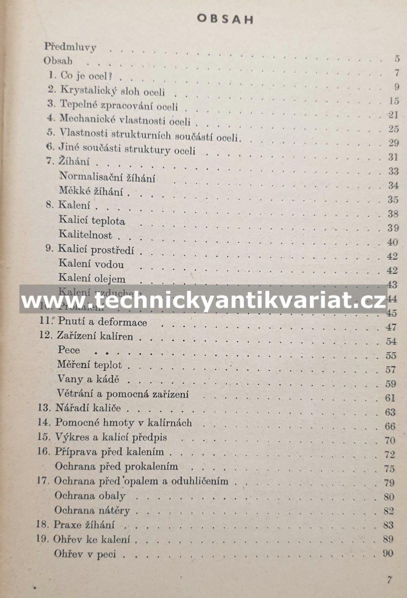 Kalení oceli - Jan Korecký (1951)