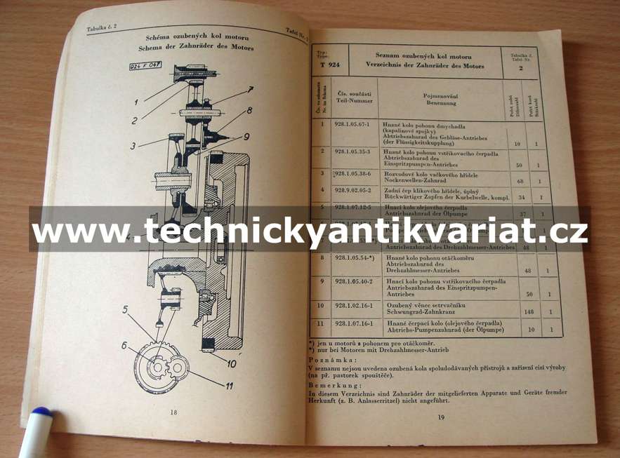 Tatra 924A naftový motor