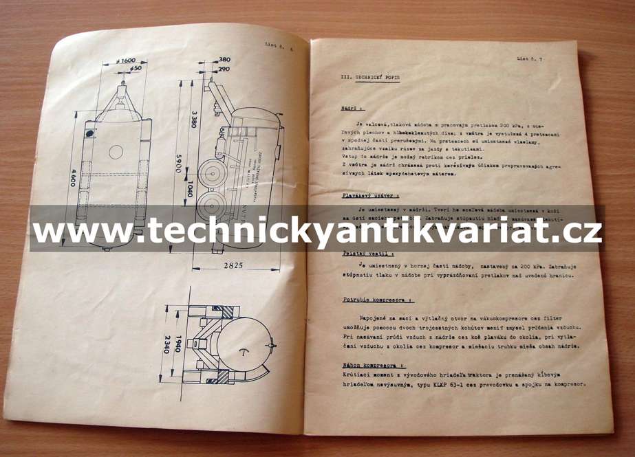 Návěs traktorový fekálný NVTF 8