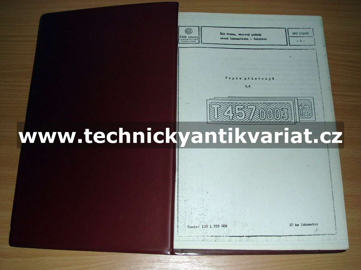 T457.0 Popis přístrojů