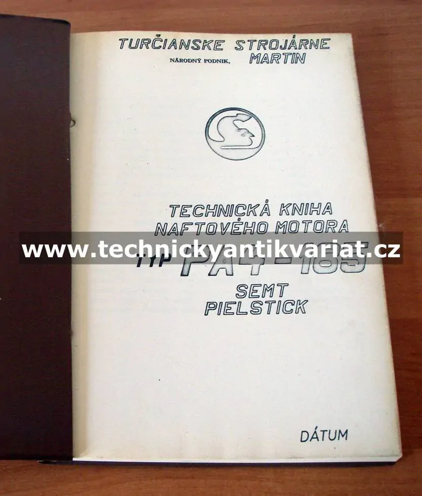 Naftový motor PA4 -185 Semt pielstick
