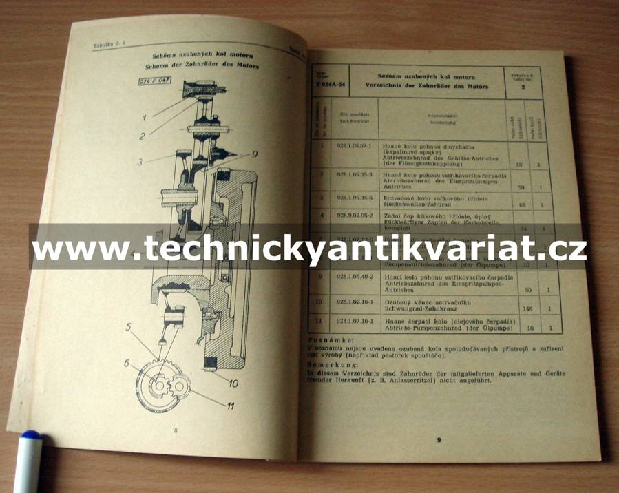 Tatra 924A-54 naftový motor
