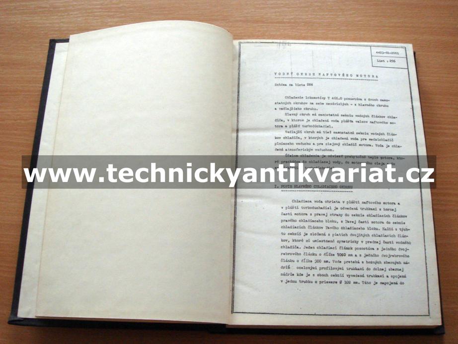 T466.0 Technický popis, mechanická část