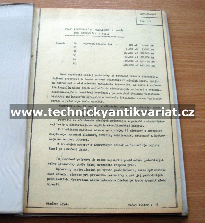 T466.0 Plán prehlidok a oprav