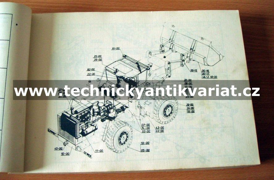 KNA 250 čelní nakladač - katalog náhrdních dílů