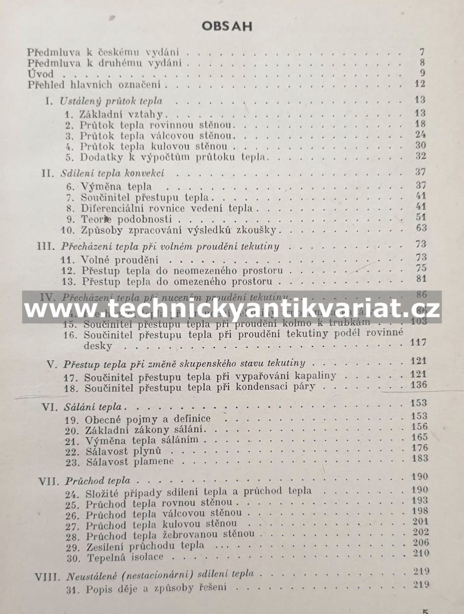 Základy sdílení tepla - M.A.Michejev (1953)