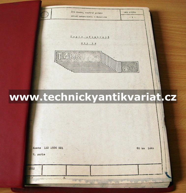 T466.2 Popis přístrojů