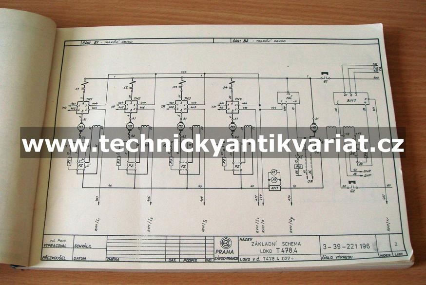 T478.4027 Schéma elektrické výzbroje