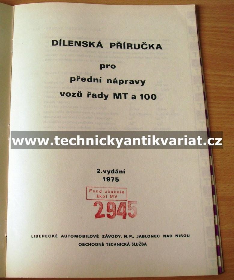 Liaz MT100 - přední náprava tuhá