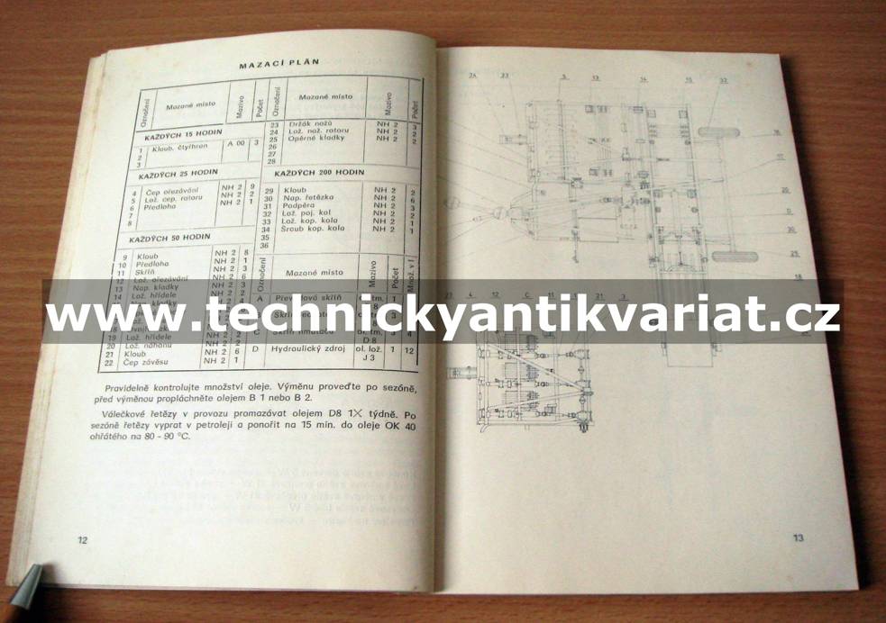 Třířádkový ořezávač krmné řepa a cukrovky SC1 - 301