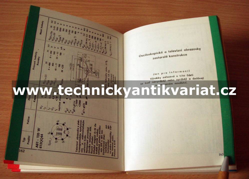 Příruční katalog - elektronek, obrazovek, polovodičových prvků