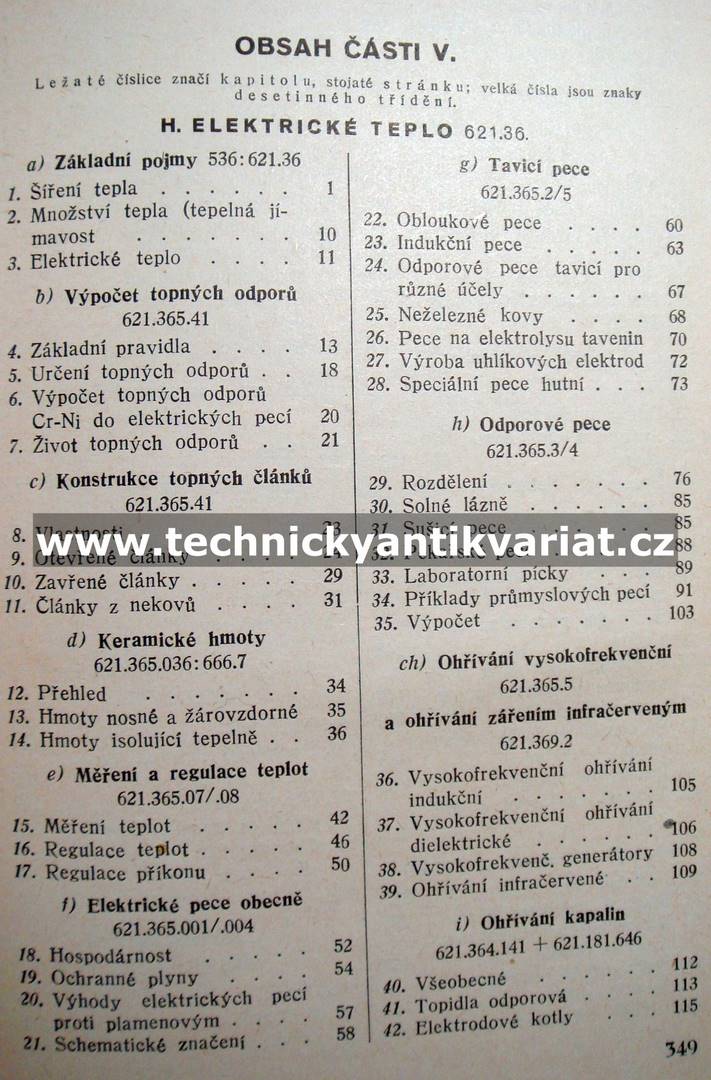 Elektrické teplo V. Elektrotechnika