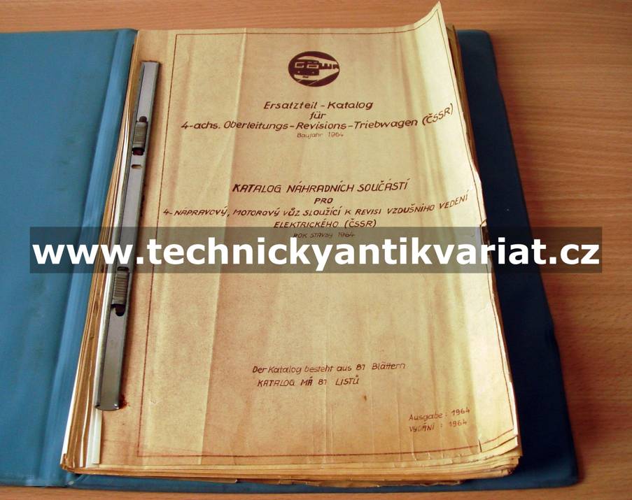 Revisni motorovy vůz CSSR 1964