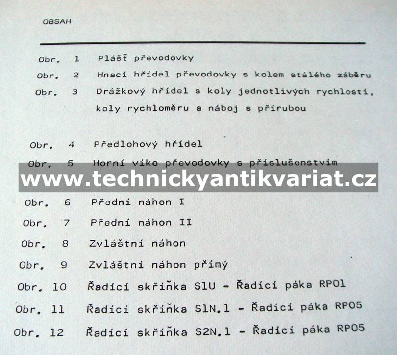 Praga Převodovky - 5p80.21, 24, 29, 30, 31, 32, 37 KONTROLA