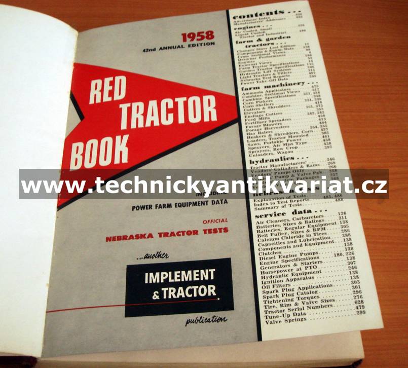Red Tractor Book 1958