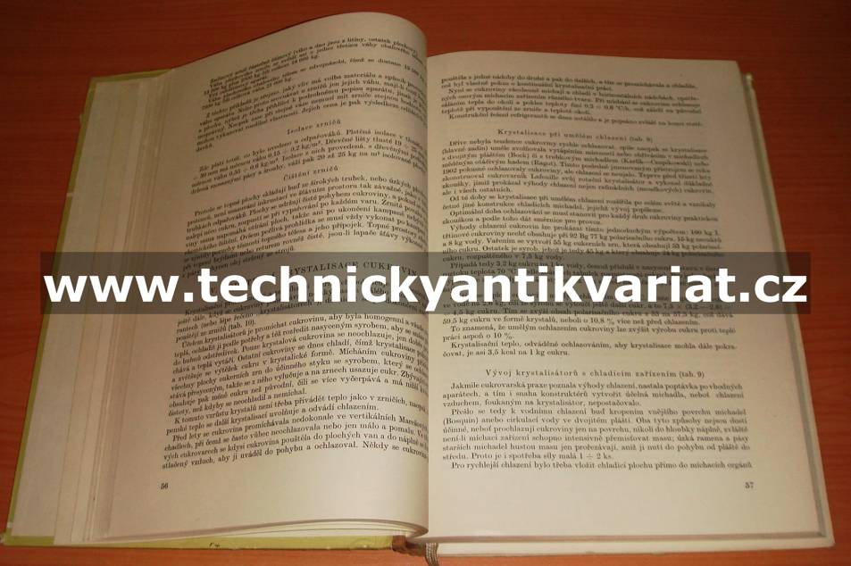 Strojní zařízení cukrovarů a rafinerií řepných i třtinových