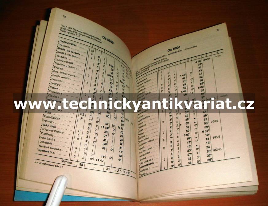 Sešitový jízdní řád 502