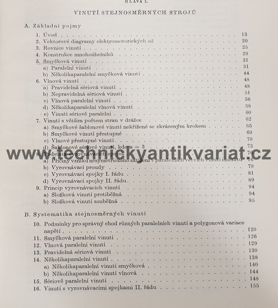 Vinutí elektrických strojů točivých - J.Kučera, J.Hapl (1959)